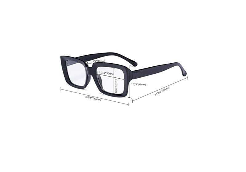Eyekepper Reading Glasses Women Oversized Square Readers +0.75 Tortoise 86578 C1