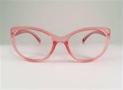 Betsey Johnson Clear Pink Frame Thick Frame Reading Nerd Glass Readers 86893