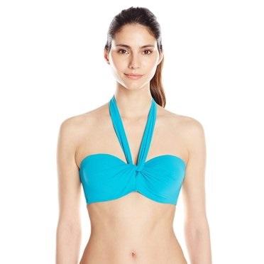 NWT Coco Reef Classic Solids U95988 Teal Five Way SZ 32/34C Bikini Swim Top89908