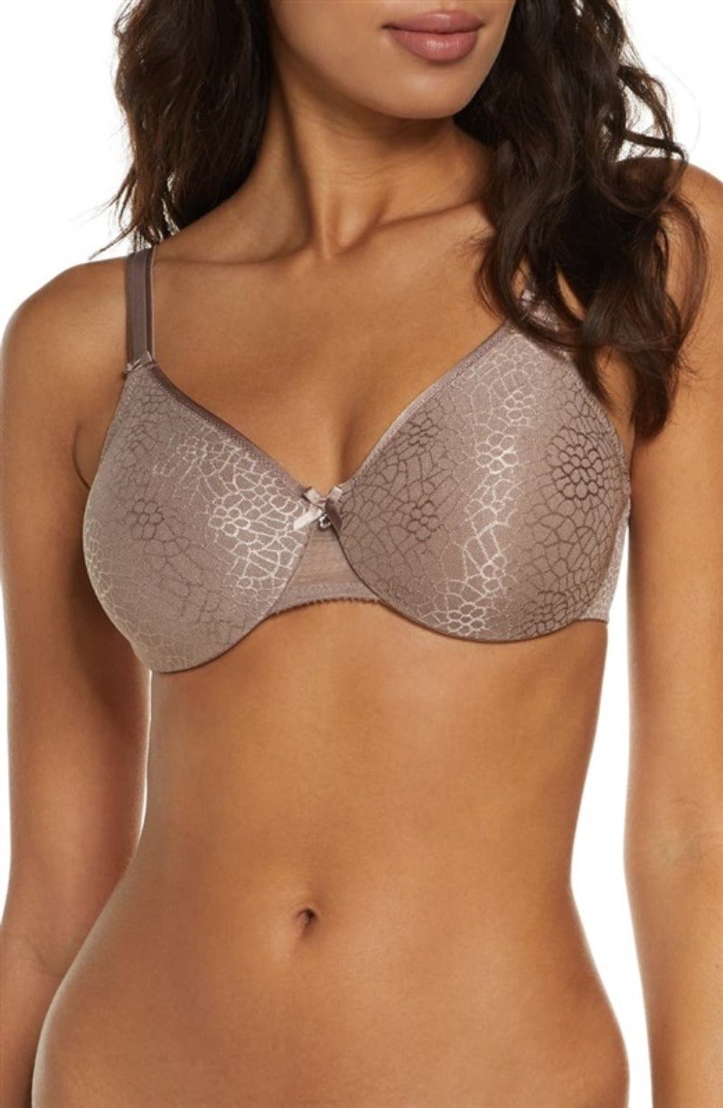 NEW Chantelle C Magnifique Seamless Underwire Bra Taupe 32DDDD 1891 #79372