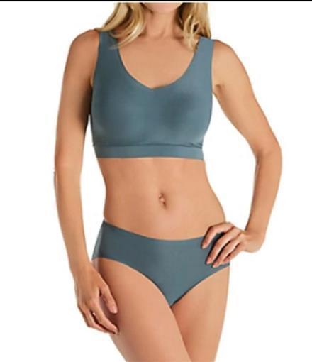 NEW Chantelle Soft Stretch Seamless Hipster Panty 2644 Teal #76558
