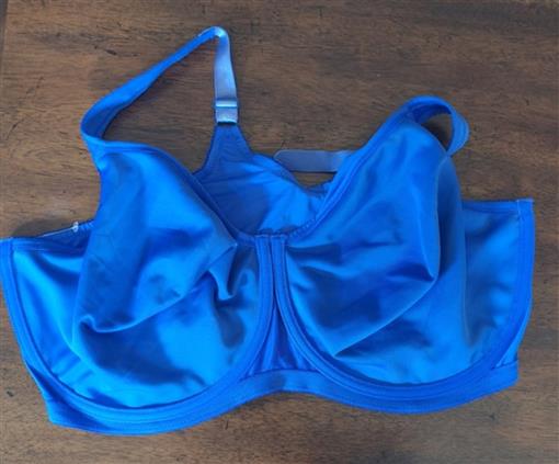 NWOt Comfort Choice Underwire Unlined Bright Blue Bra 54C #82950