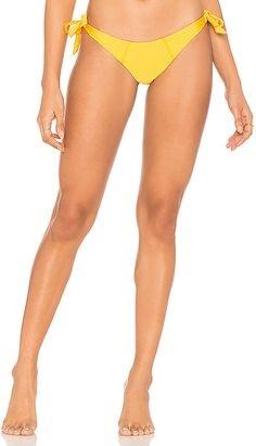 Revolve NWTD XS Yellow/Gold LEWA-WX33 The Beverly Bikini Bottom #86338