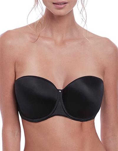 NWT Fantasie Aura 40D Underwire Moulded Strapless Bra FL2320 Black #81703