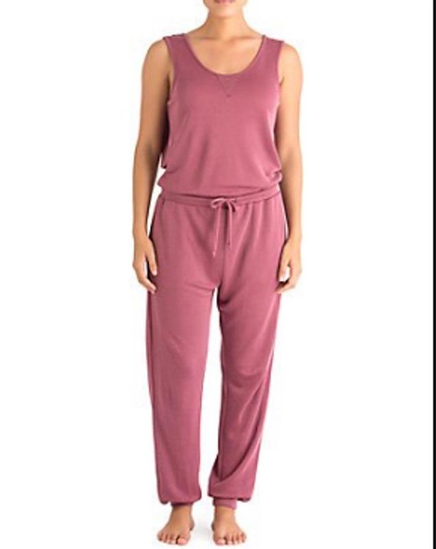 NWt Honeydew Fall Forever Sleeveless One-Piece Jumpsuit Purple Small #75660