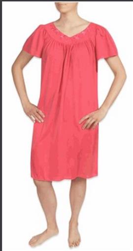 NWt Miss Elaine Tricot 20809 Wild Rose Night Gown Med #77131