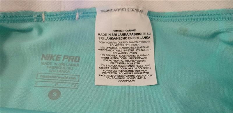 NWOTD Nike Pro Small Polka Dot Swim Short Bottom 87872