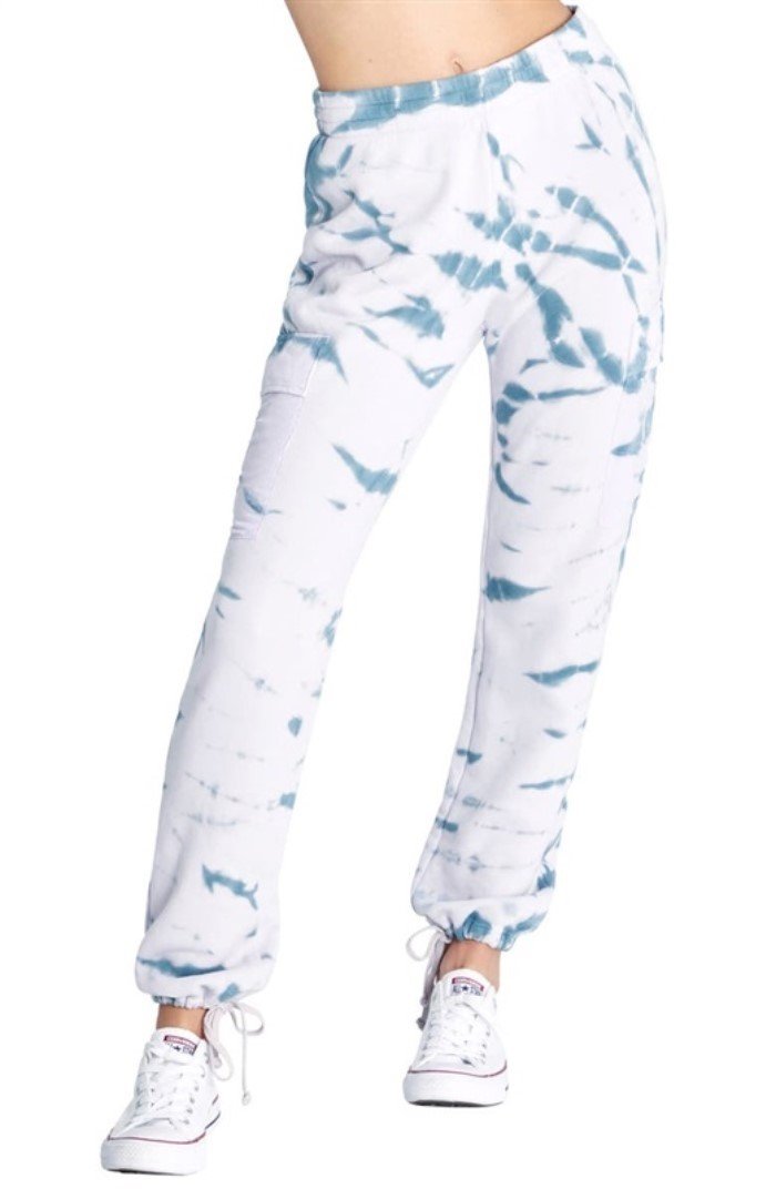 NWT Wildfox LG Nikki Cargo Joggers Sweats Peach #87866