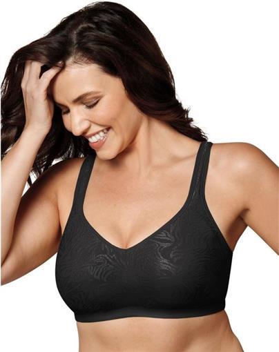 NWOT Playtex 18 Hour 40C Seamless Comfort Wirefree Bra Black 3000 #83145