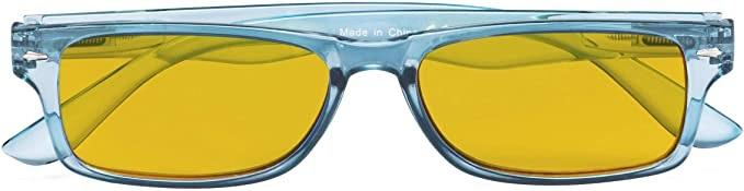 CessBlue Sheer Rectangle Blue Light 1.75 Reading Nerd Glasses Readers 84734