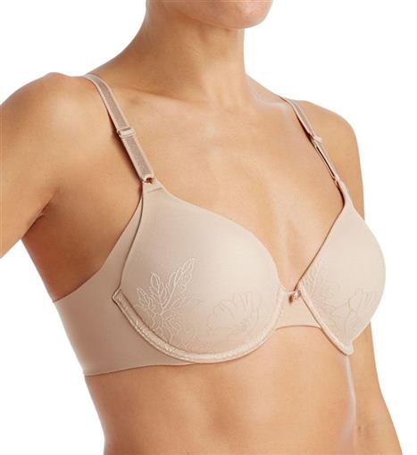 NWOT Warners 36C No Side Effects Contour Underwire Bra RD0561A Beige #89415