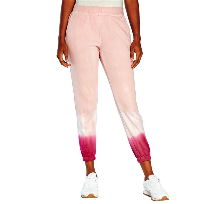 NWT Wildfox L PINK Tye Dye Hoodie & Sweatpants Lounge Wear Set #87499