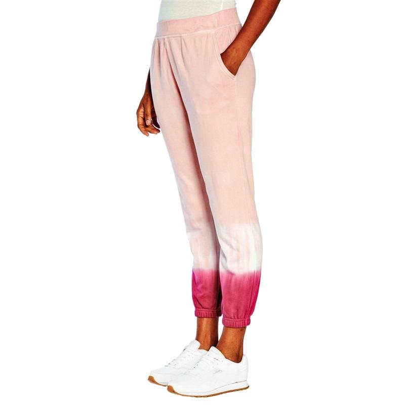 NWT Wildfox L PINK Tye Dye Hoodie & Sweatpants Lounge Wear Set #87499