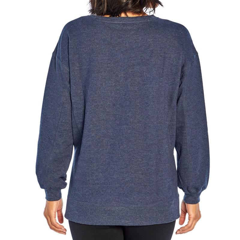 NEW Wildfox L SOCIAL Sommers Blue Embroidered Sweatshirt #87496