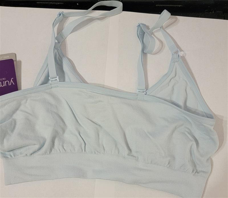 NEW Yummie Tummie S/M YD5-011 Convertible Scoop Neck Bralette Blue #83439