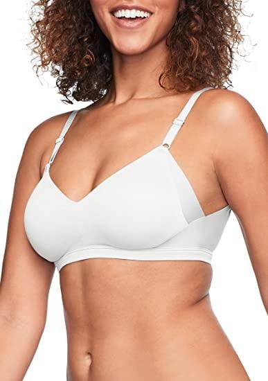 NWOTD Warner 2XL No Side Effects Wireless Lift T-Shirt Bra RN2231A White 98048