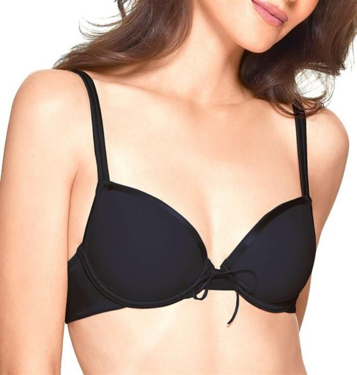 NEW Wacoal High Polish 34B Contour Underwire Bra 85364 Black #100302