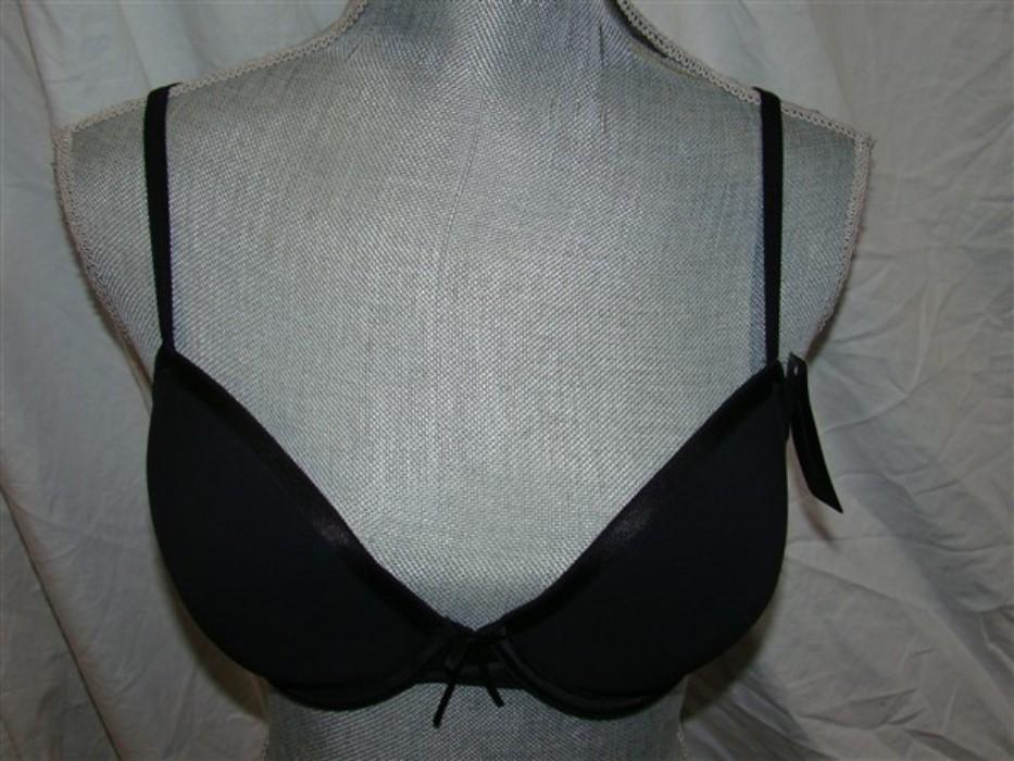 NEW Wacoal High Polish 34B Contour Underwire Bra 85364 Black #100302