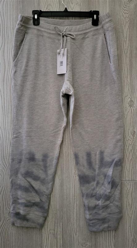 NWOT Calme M Mira Gray Drawstring Sweatpants Tie Dye 100308
