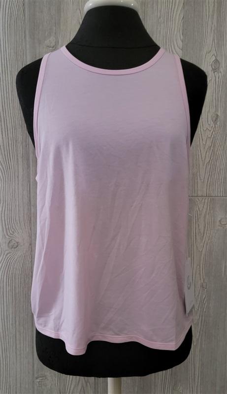 NWT Calme Ease Racerback Tank Sz L Pink 100309