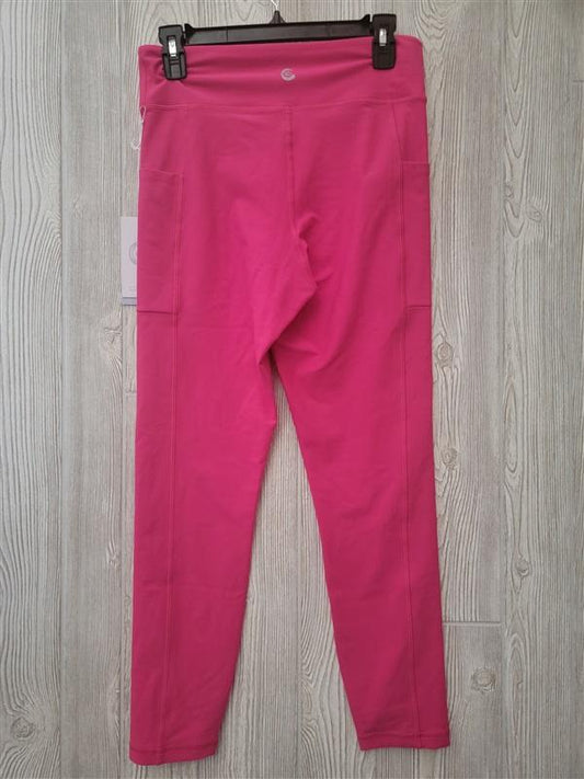 NWT Calme L ENDURANCE HIGH WAIST LEGGING 7/8 Pink 100324