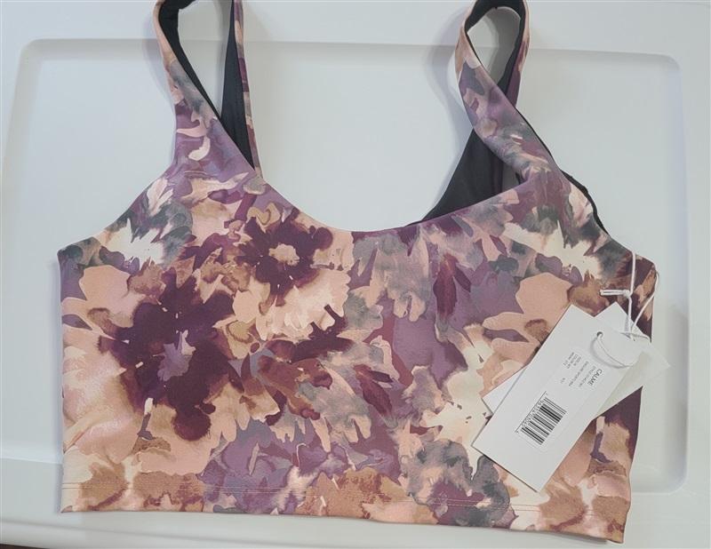 NWT Calme Endure Sports Watercolor floral Sz M 100351