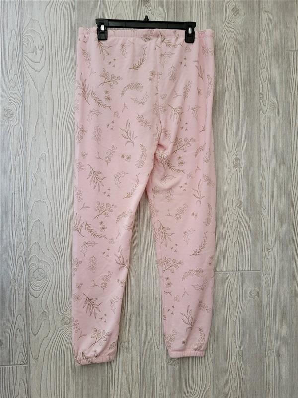 NWT Wildfox L Mistletoe Knox Pant Pink Gold 100430