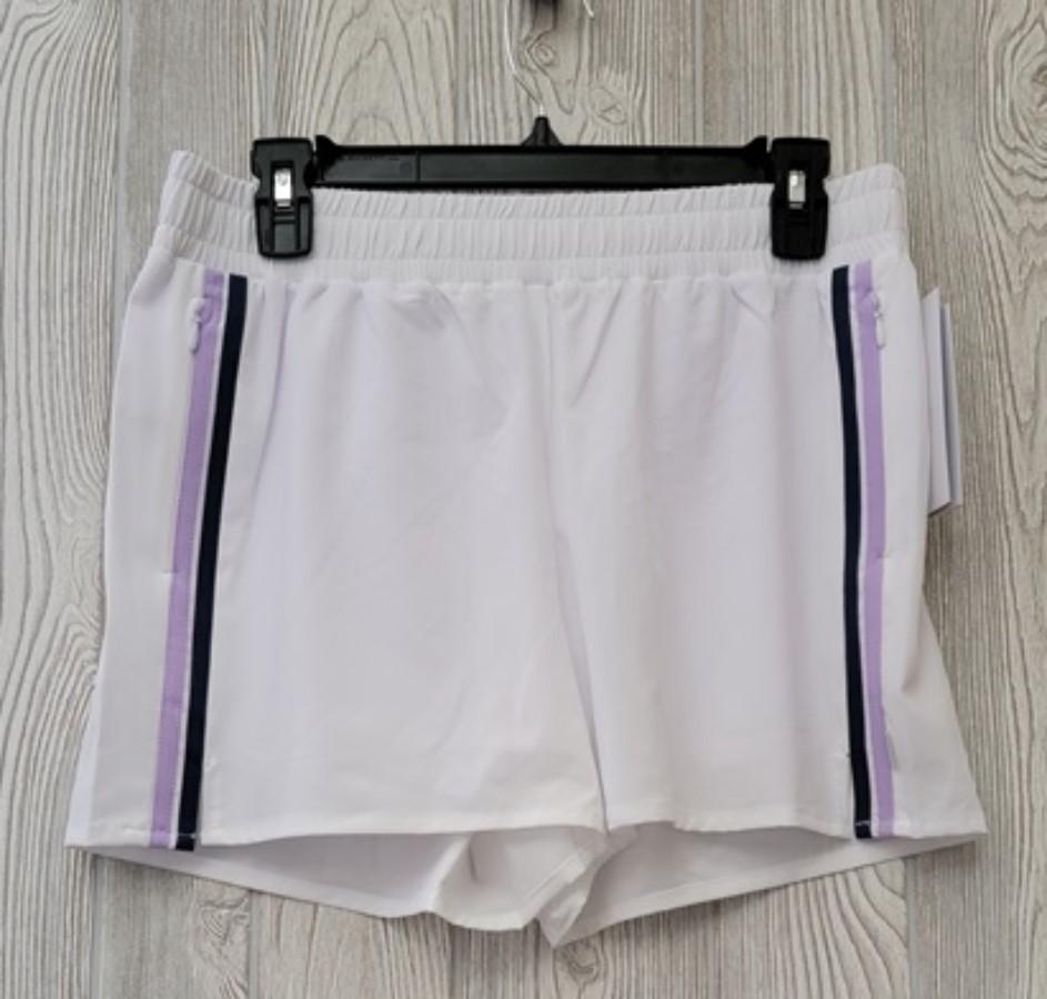 NWT Calme M Elements Hike Shorts White Purple 100432
