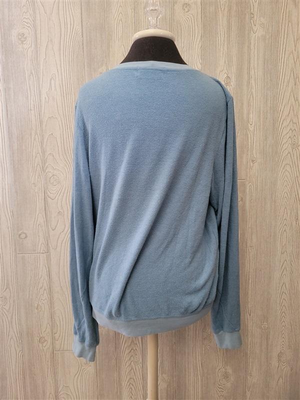 NWOT WILDFOX L DREAM SCENE Gingerbread Man Sweatshirt Blue 100469