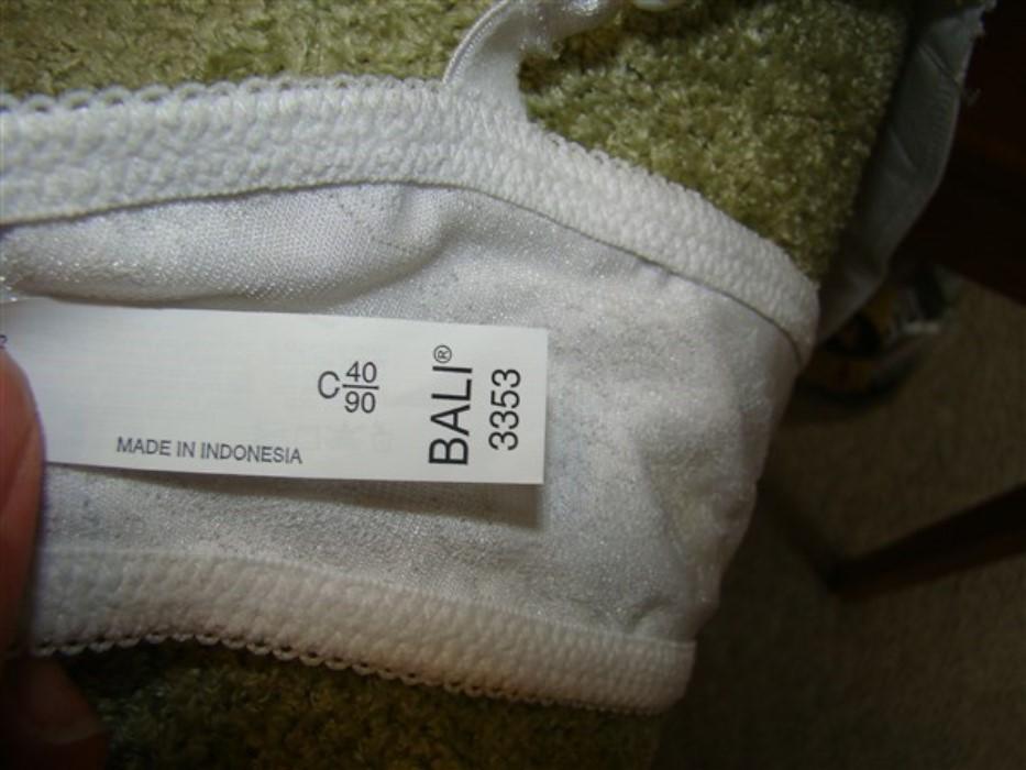 PO Bali 40C Live It Up Underwire Bra 3353 White #100568