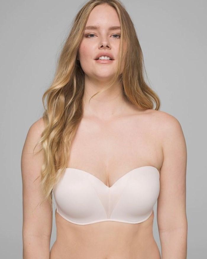 NWOT Soma 40DD Stunning Starlet Strapless Multiway Bra Shell Pink #100624