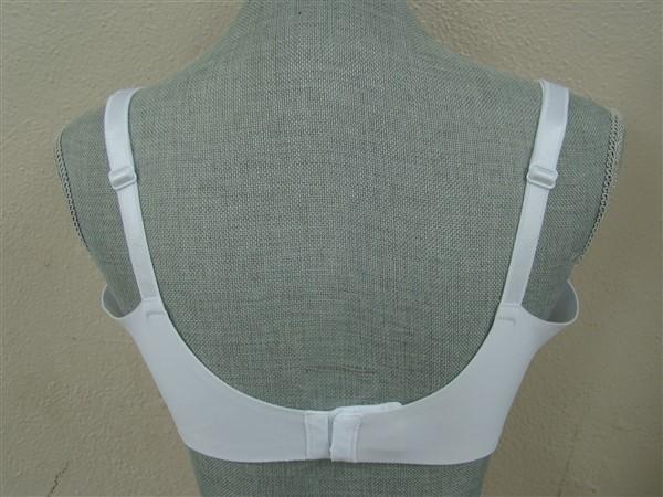 NWtD Warners 40D No Side Effect Underarm Smooth Underwire Bra 1356 White 100646