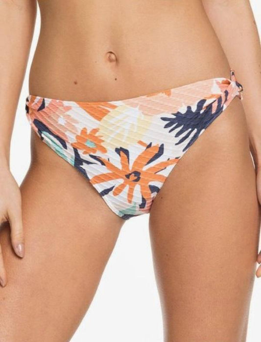 NWOT Roxy The Sea Shore S Textured Full Twist Bikini Swim Bottom #102804