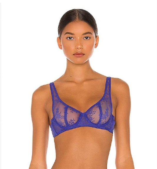 NWT Journelle 32C Romy Demi Bra Blue 102827