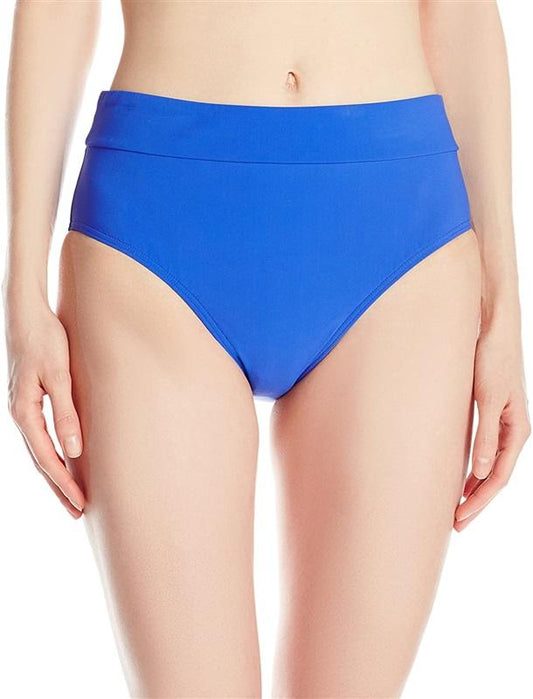 NWT Caribbean Joe Driftwood SZ 14 Solid High-Waisted Bikini Swim Bottom #102876