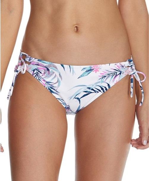 NWT Raisins Sweet Side L Floral Side-Tie Cheeky Bikini Swim Bottom #102920
