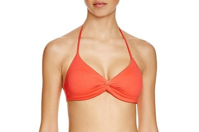 NWOT Polo Ralph Lauren Lava Rip Tide S Reversible Halter Bikini Swim Top #102956