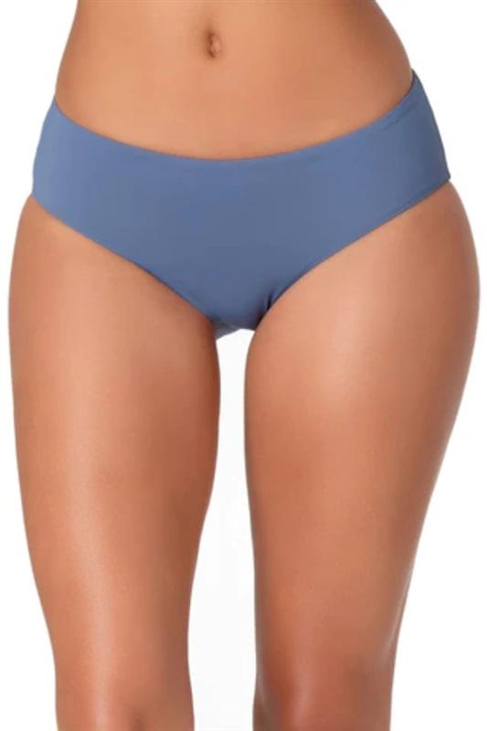 NWT Anne Cole Studio Solid Teal L Cheeky Hipster Bikini Swim Bottom #103065