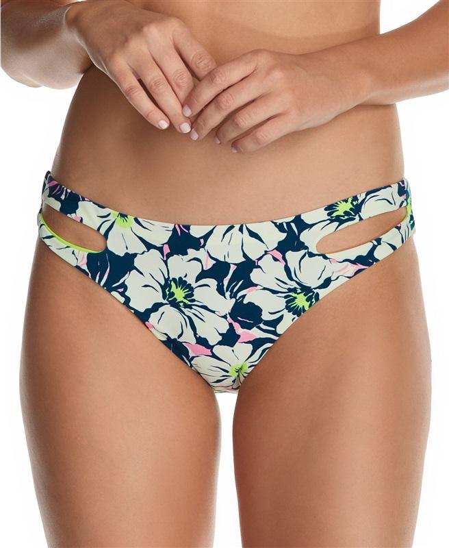 NWT Raisins Bloom Weekend S Floral Double Strap Full Bikini Swim Bottom #103066