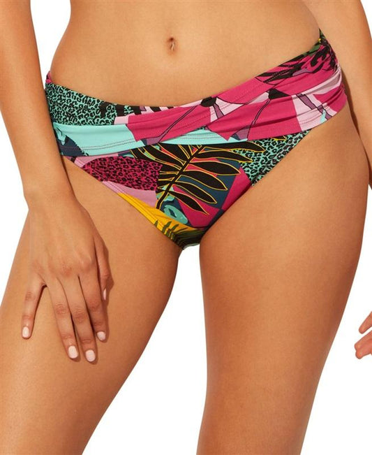 NWT Bleu Rod Beattie Sarong SZ 8 Palm Banded Bikini Swim Bottom #103070