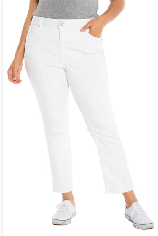 NWTD Slink 20 Boyfriend High Waist Clare White Bootcut Jeans 104084