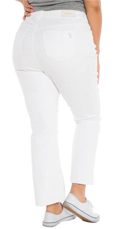 NWTD Slink 20 Boyfriend High Waist Clare White Bootcut Jeans 104084