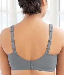 NWOT Glamorise 44B Magic Lift Moisture Control Bra 1064 Gray 104167