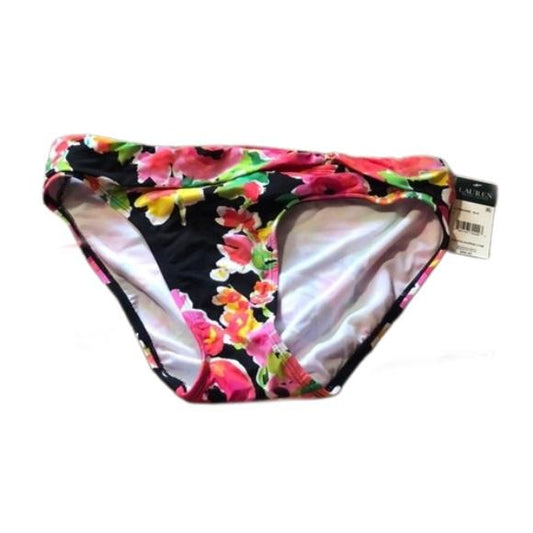 NWOT Ralph Lauren Beach Club SZ 10 Floral Hipster Bikini Swim Bottom #104180
