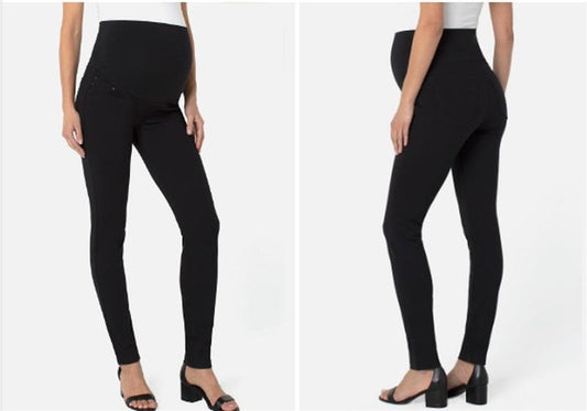 NWT Liverpool 4 27 The Legging Maternity Straight Pant Black 105247