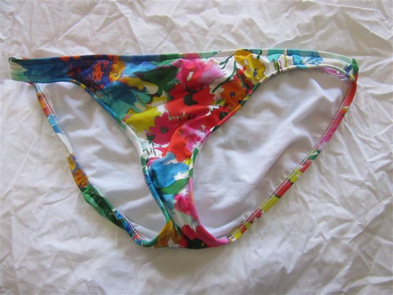NWOT Ralph Lauren Watercolor Floral M Cheeky Bikini Swim Bottom #106307