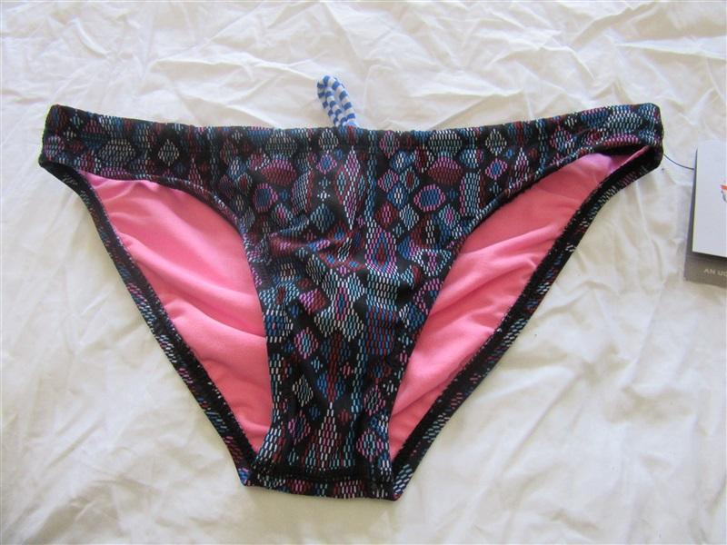 NWT Dolfin Uglies Kaleidoscope M Cheeky Back-Tie Bikini Swim Bottom #106340