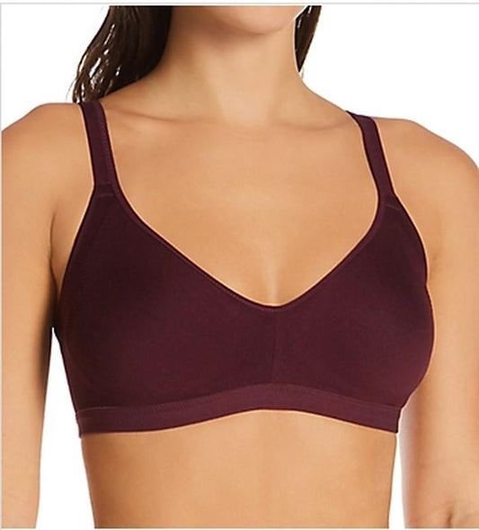 NWOTD Warner's 38B Easy Does It No Bulge Seamless Wire Fee Wine Bra 106366