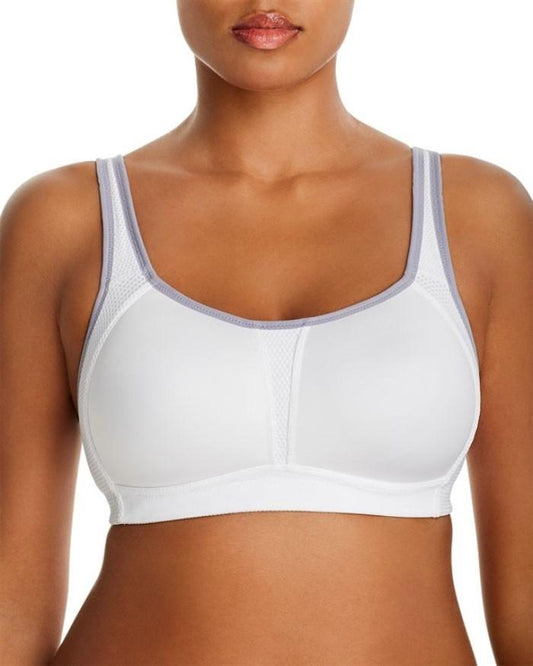 NWt Wacoal 34C Wireless Sports Bra 852302 White #106370