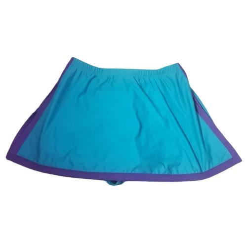 NWT Blair Off Teal SZ 12 Solid Side-Slit Bikini Swim Skirt Bottom #106425